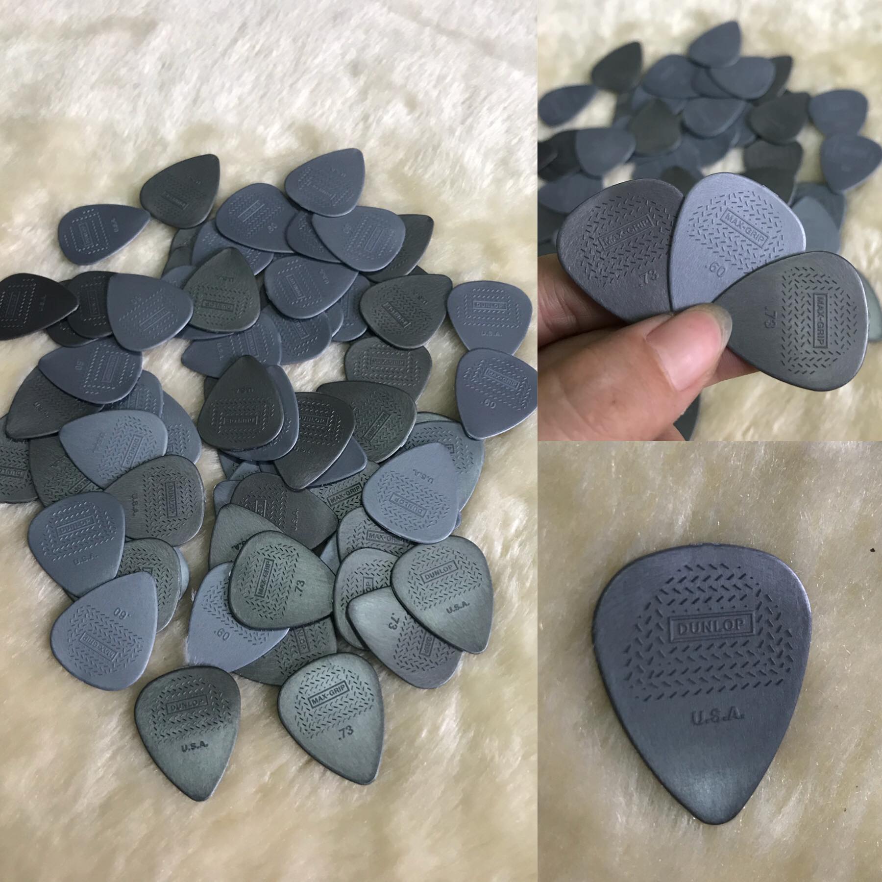 Phím đàn guitar  Dunlop cao cấp nhiều size - Không tưa và chống trơn khi chơi - Đặt hàng tặng pick