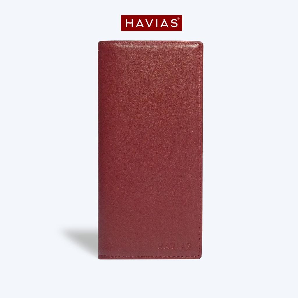 Ví dài Midas Đỏ Handcrafted Wallet HAVIAS