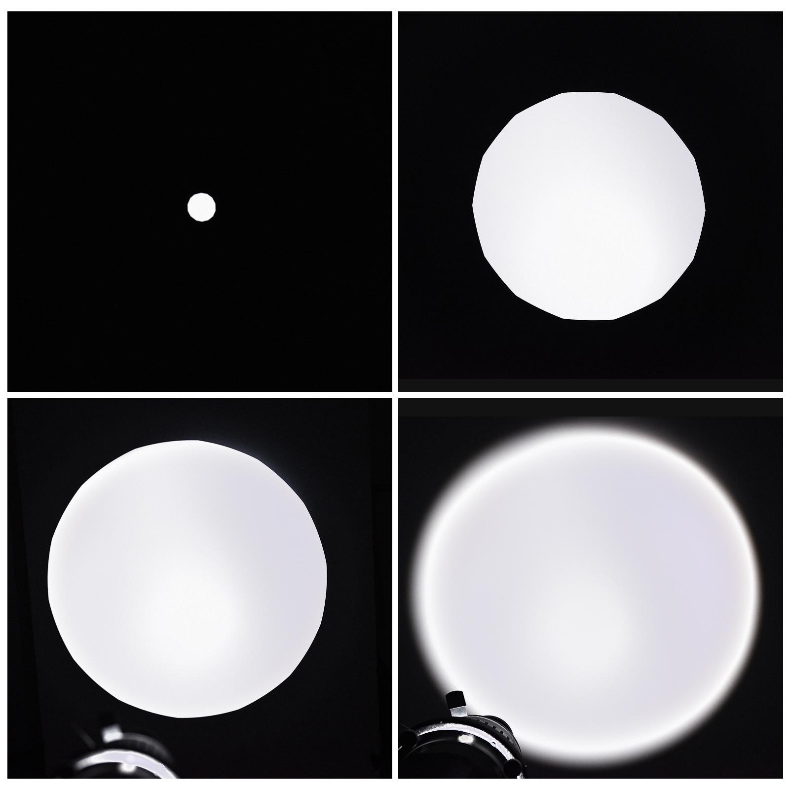 Màng chắn Gobo Holder Kim loại Bộ ngưng tụ tiêu cự hình nón có thể điều chỉnh cho Studio Strobe Optical Snoot