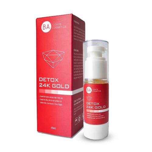 Thải Độc Da Detox 24k Gold BA12Days Cosmetics (45ml)