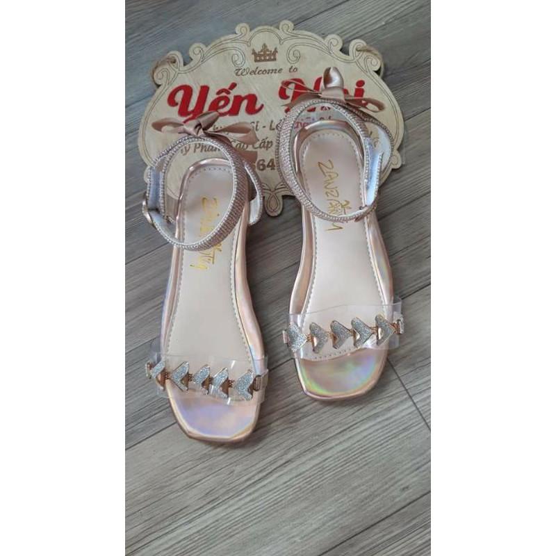 (Xả lẻ size 27) sandal cao cấp đại cho bé gái