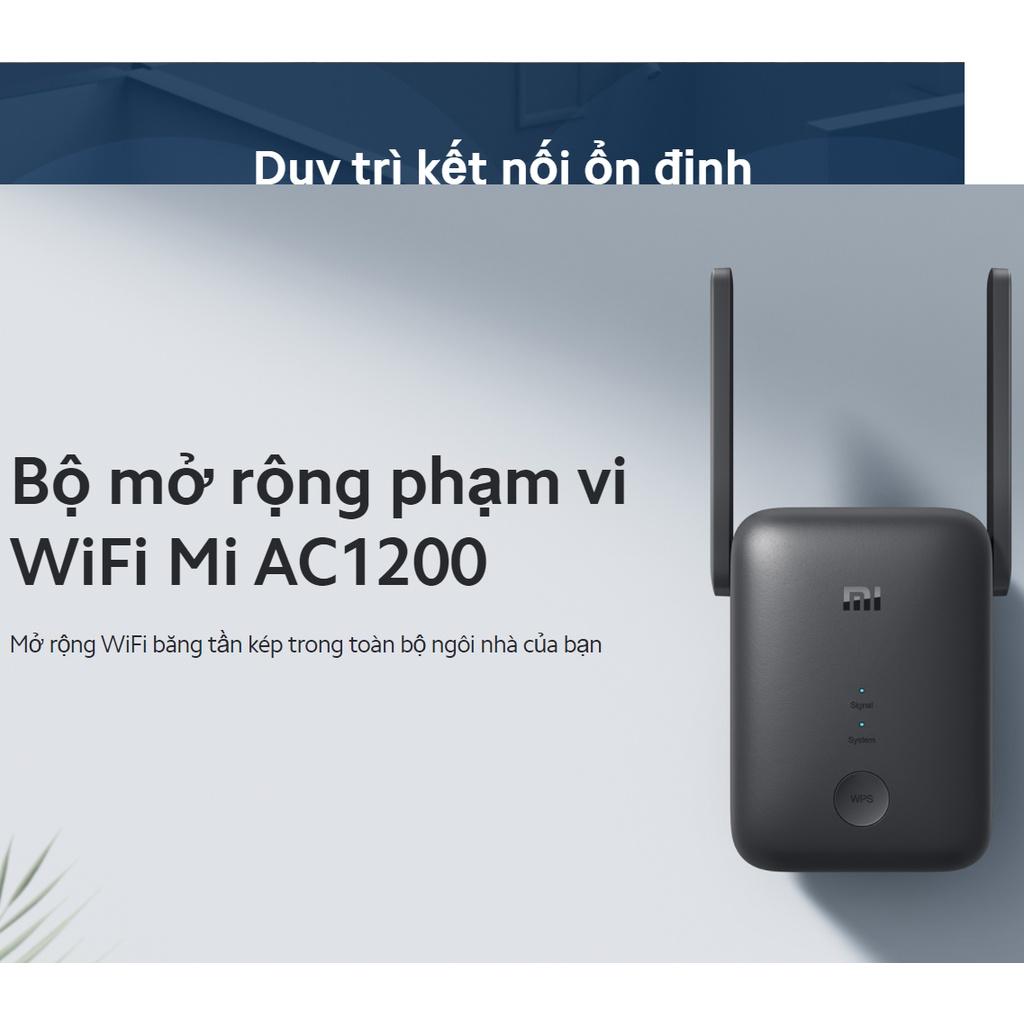 Kích sóng Wifi Xiaomi Mi WiFi Range Extender AC1200 EU, có cổng Lan DVB4270GL - Hàng chính hãng