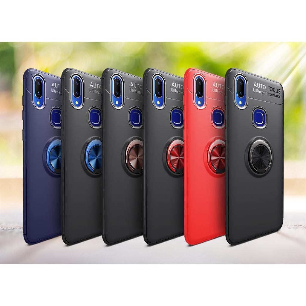 Ốp điện thoại silicone mềm có vòng nhẫn từ tính cho Vivo V11 / V11 Pro / V11i