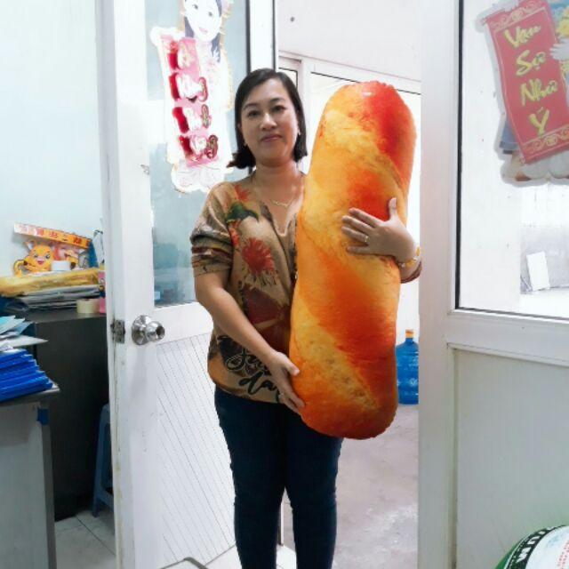 Gối ôm 3d bánh mì 90cm