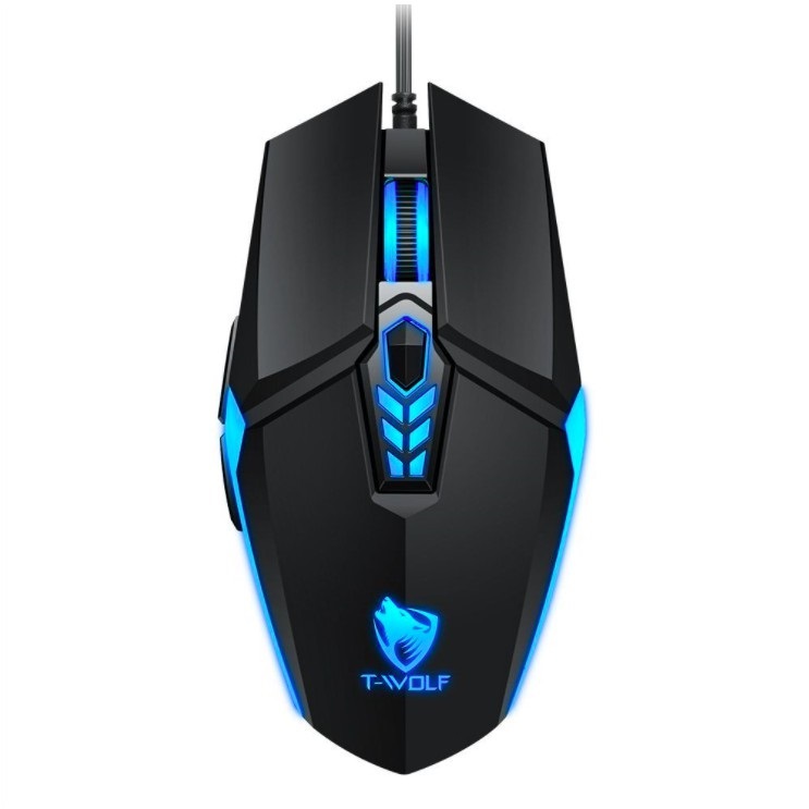 Chuột dây Gaming JVJ T-Wolf G510 - Tặng kèm lót chuột - Hàng chính hãng