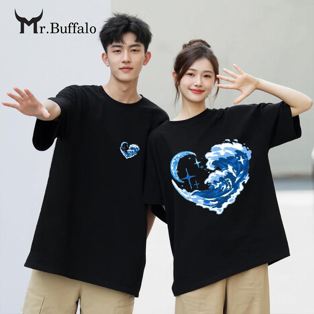 Áo Thun Đôi, Cặp Mr.Buffalo Tshirt Cotton 100% có bigsize Unisex Loca