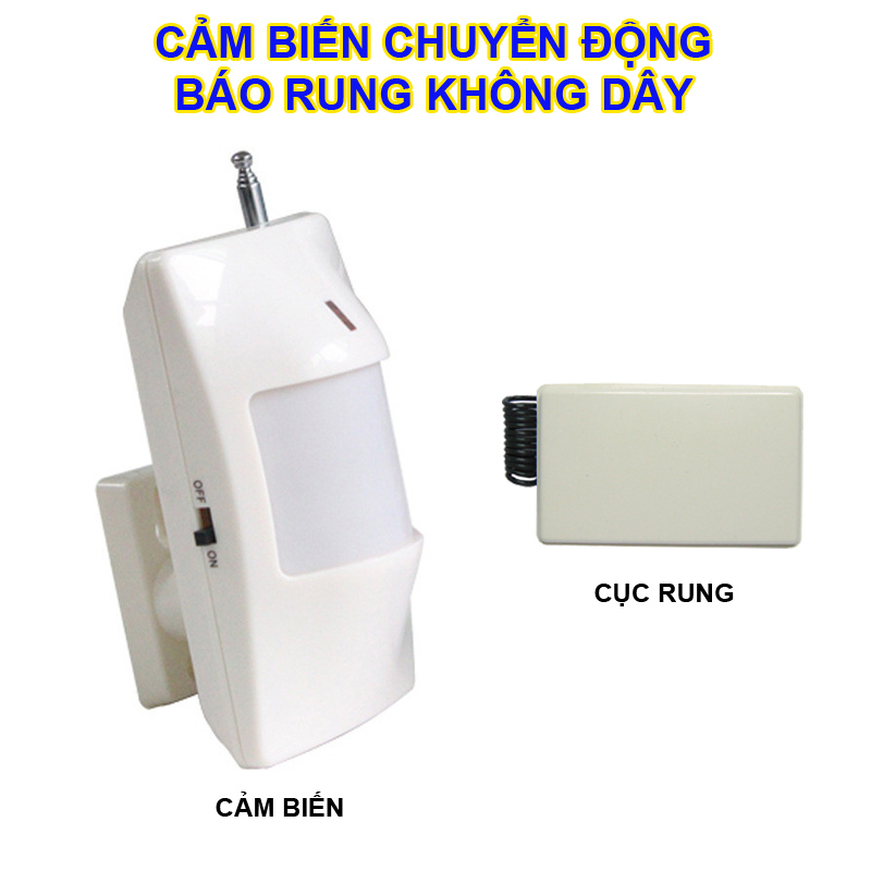 Cảm biến chuyển động báo hiệu rung không dây