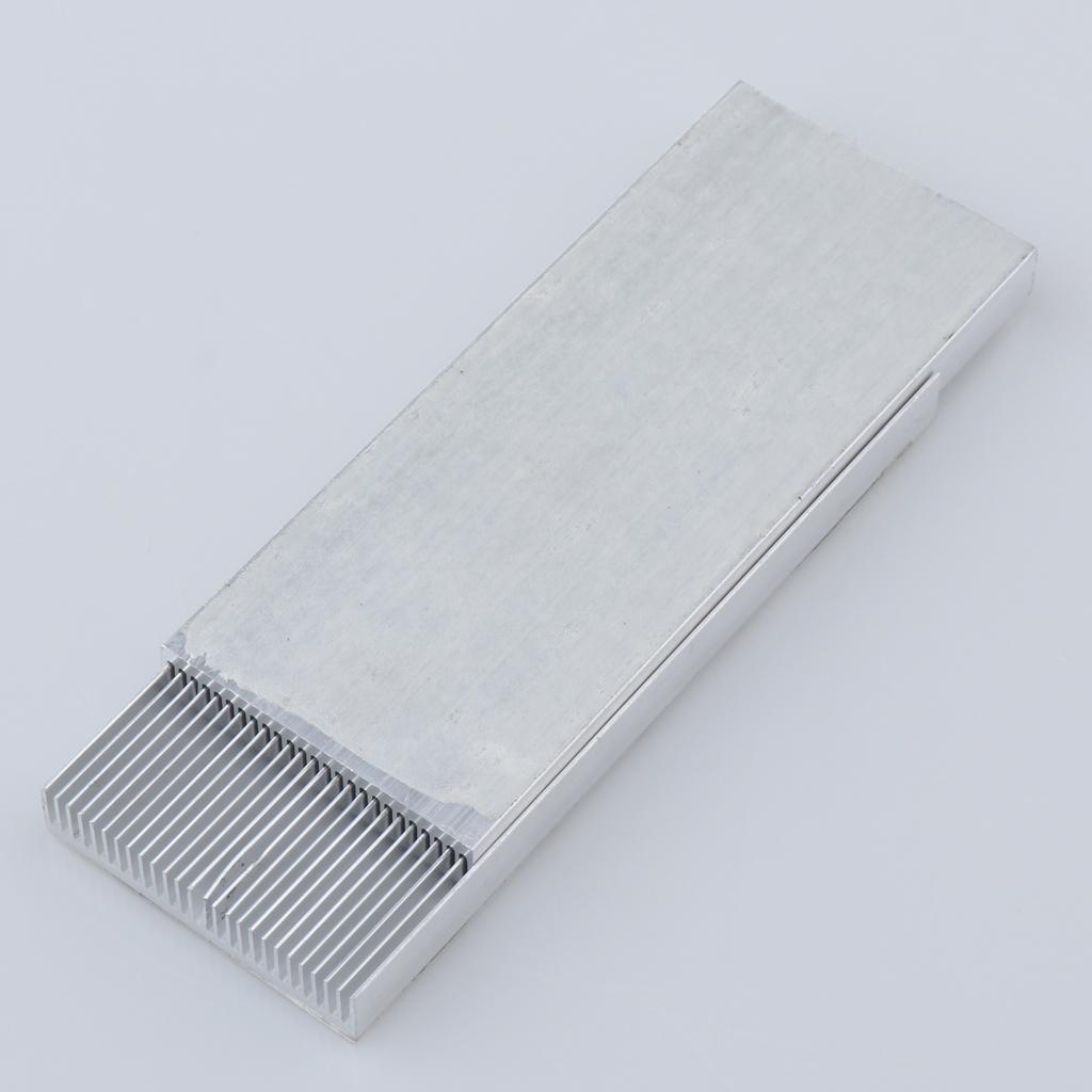 2X 2x Aluminum CPU Heatsink Cooling Cooler Fan Cooler Pad Kit 100x41x8mm