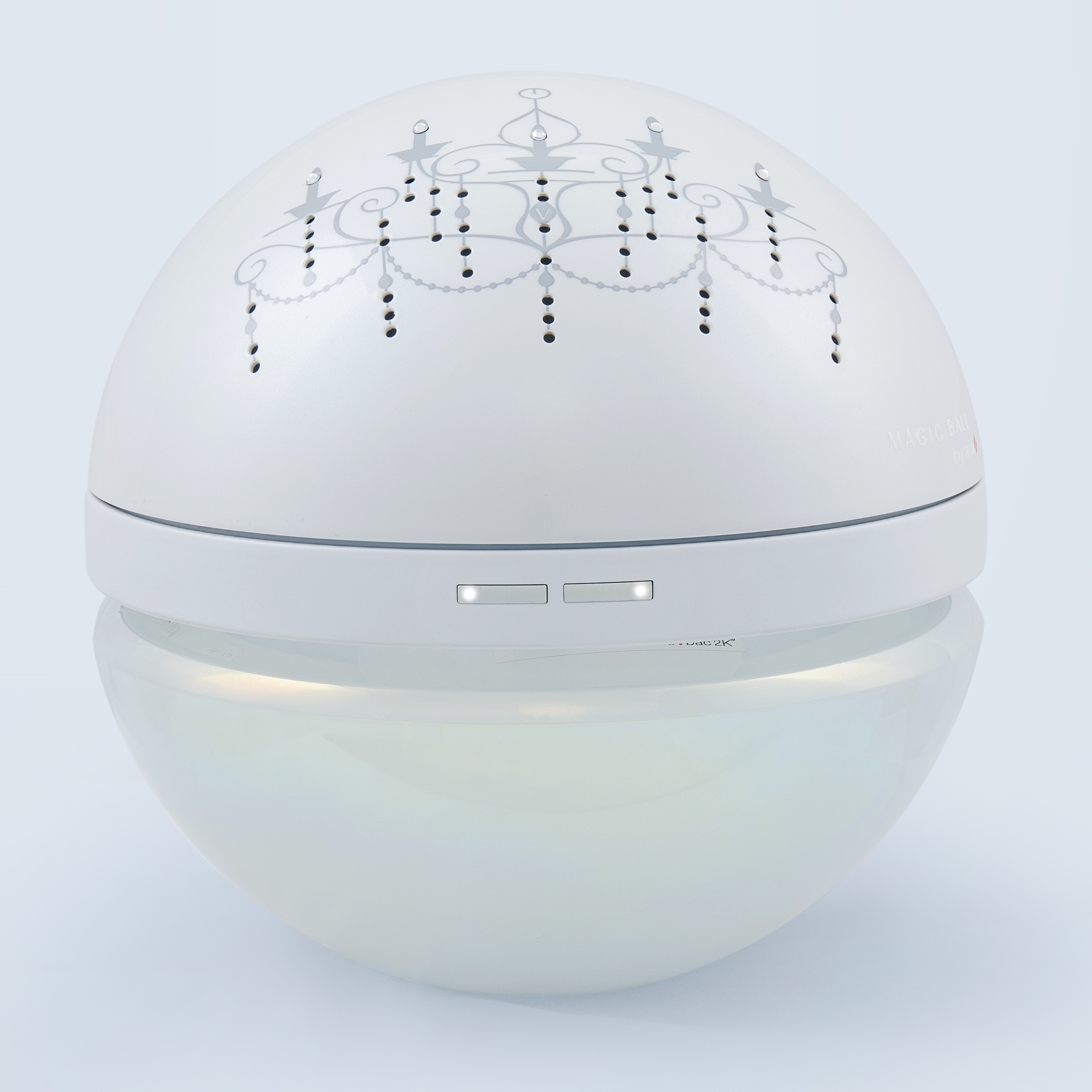 Máy Lọc Không Khí Antibac2K- Nhật Bản, Magic Ball Chandelier White, Khử mùi, kháng khuẩn, diệt virus, loại trừ bụi siêu mịn PM2.5, tạo độ ẩm, mang hương thiên nhiên nhẹ nhàng- HÀNG CHÍNH HÃNG