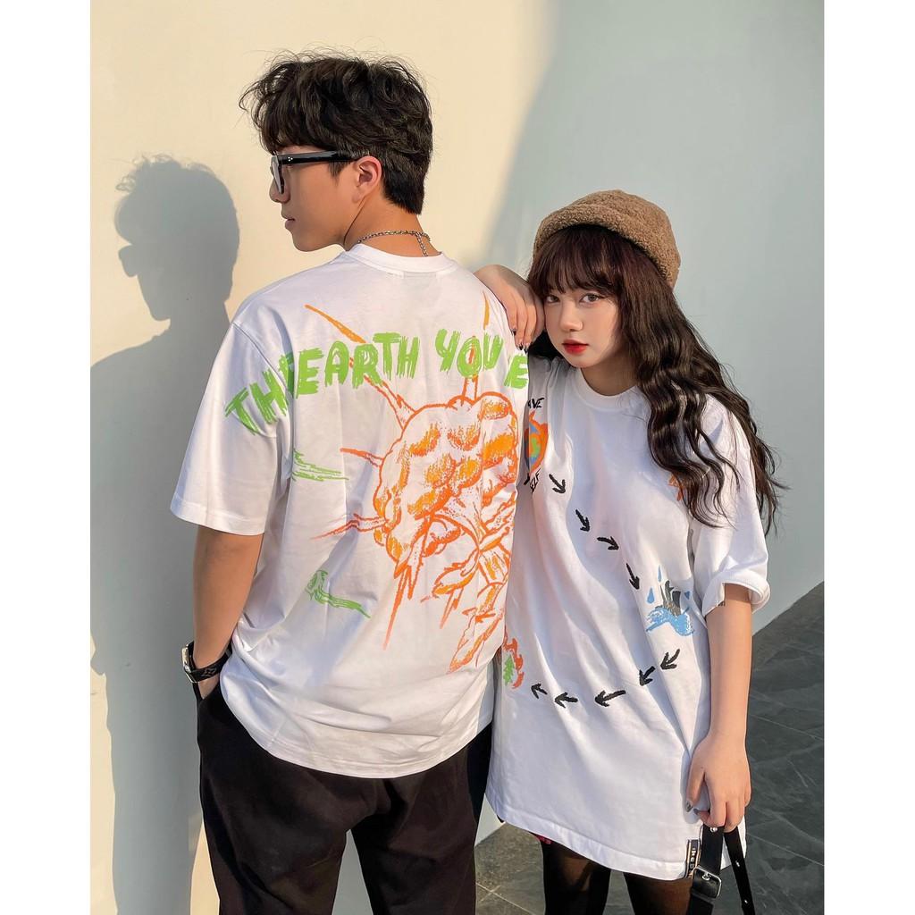 Áo thun Crayon cực hot 2021 - Áo thun The Earth You Need || Hany Shop