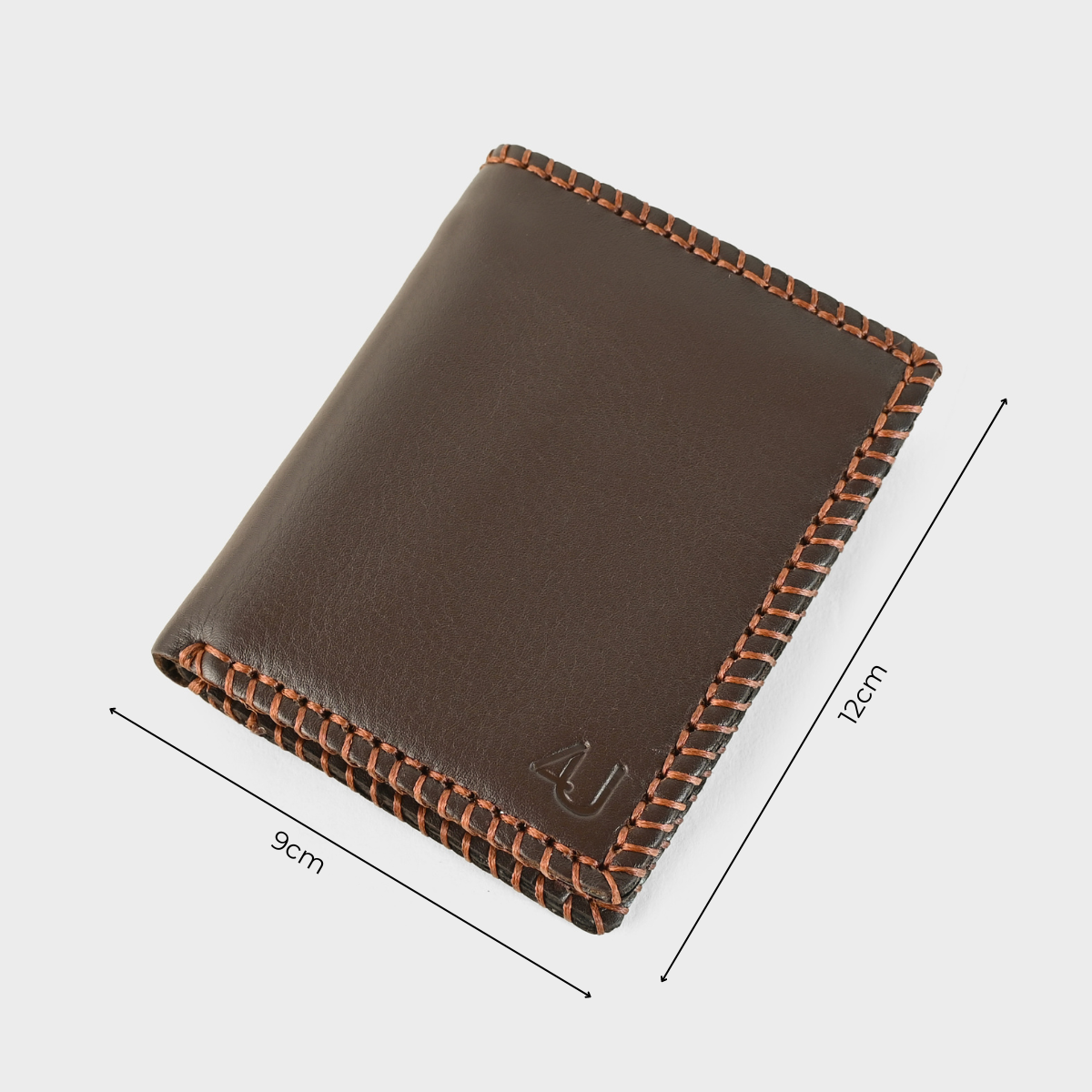 Bóp Ví Nam Da Bò Thật 4U Cao Cấp Dáng Đứng Handmade Nổi Bật F129