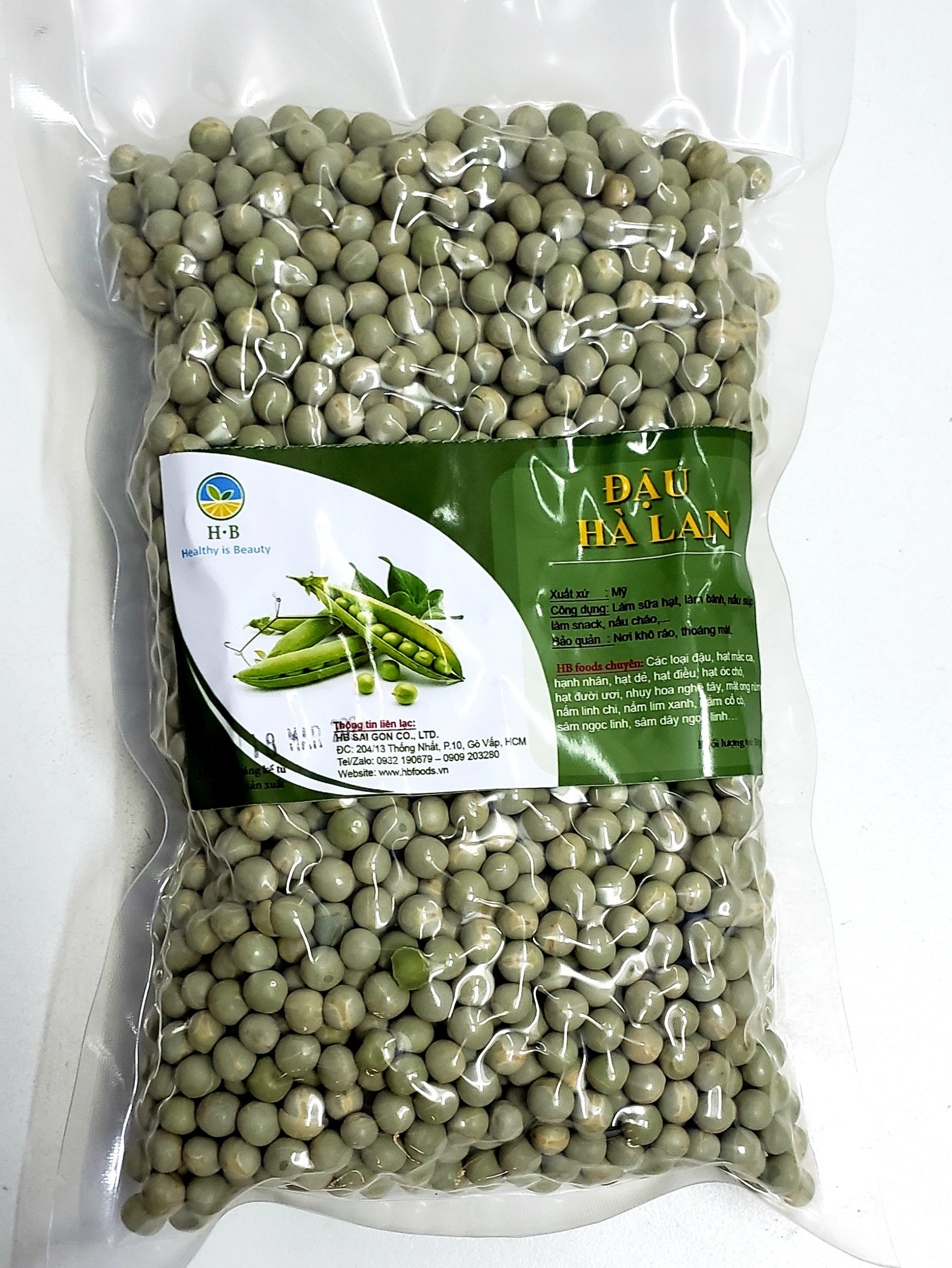 Đậu Hà Lan khô - Nhập khẩu Mỹ - 500g