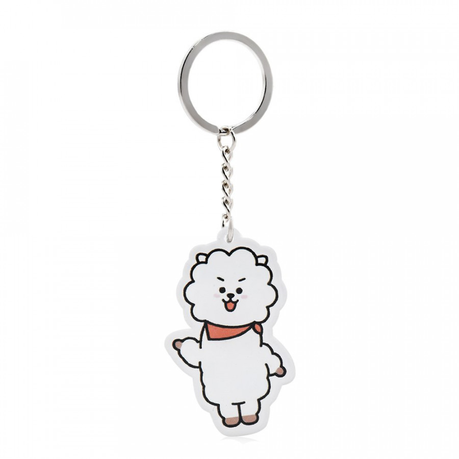 Móc khóa BTS RJ BT21 nhựa mica