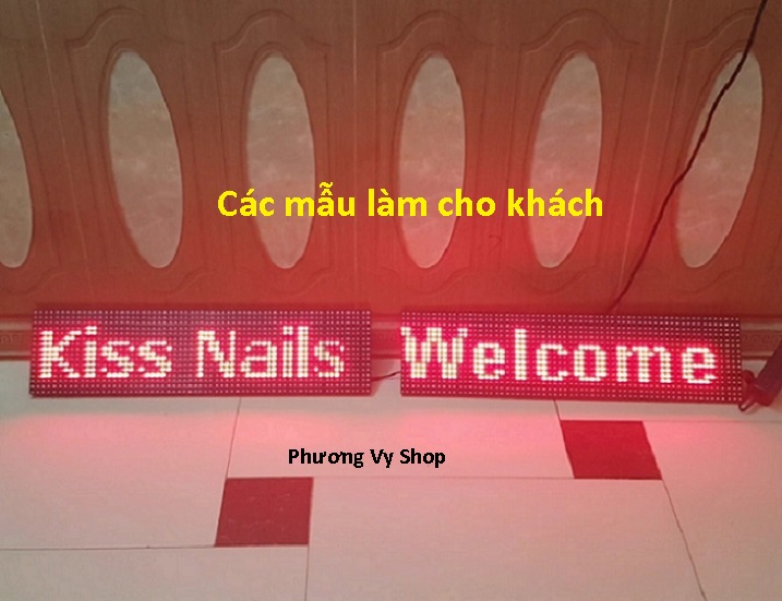 Led ma trận P10 màu đỏ phủ keo chống nước - Hàng chất lượng