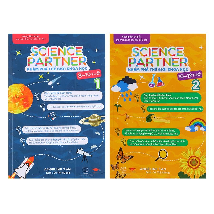 Sách Khám Phá Thế Giới Khoa Học Science Partner (2 cuốn, 8-12 tuổi )