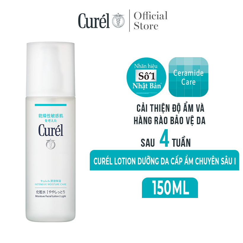 Lotion Dưỡng Da Cấp Ẩm Chuyên Sâu I Curel Intensive Moisture Care Lotion I Light (150ml)