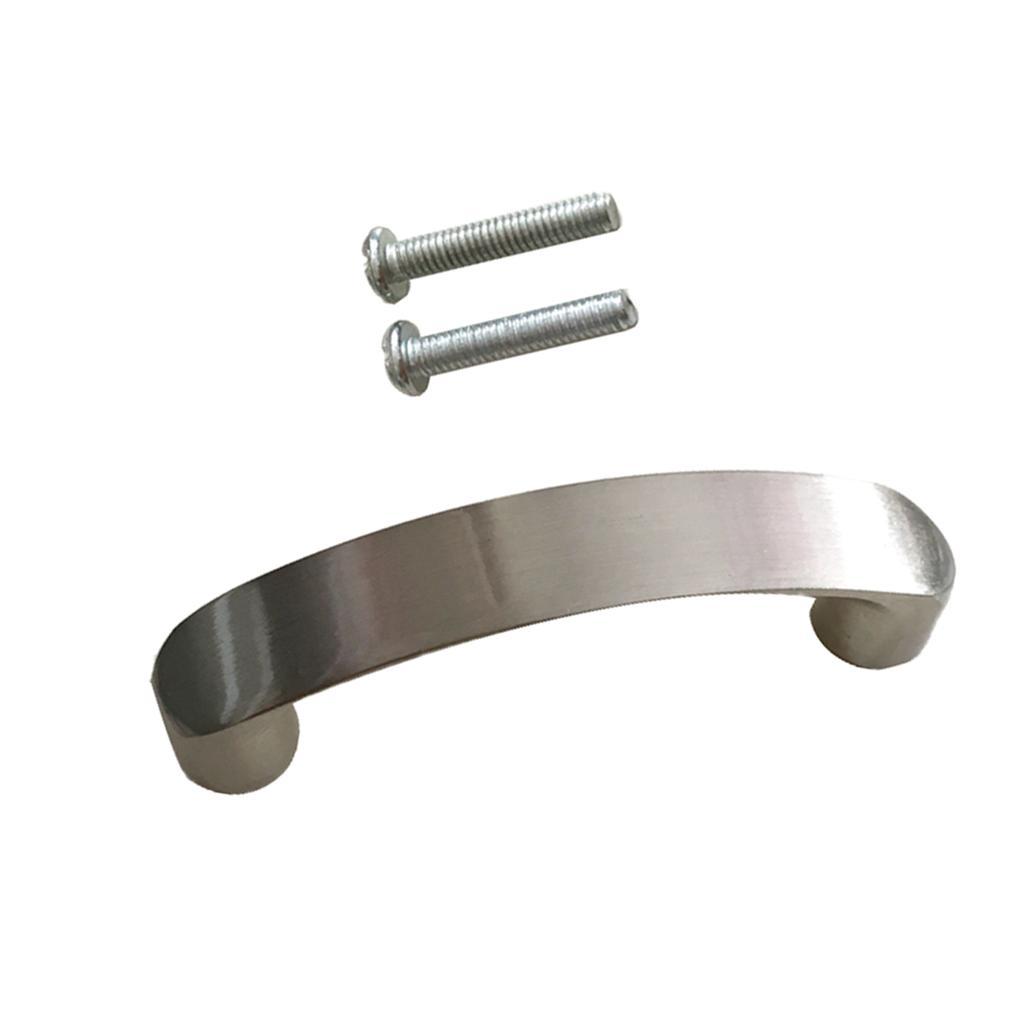 2xAluminum Brushed Nickel Kitchen Door Cabinet Drawer Handle Pulls 96MM 64MM 96mm