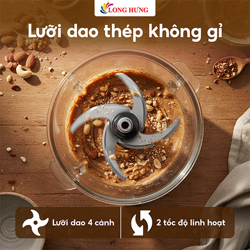 Máy xay thịt Philips HR1501/00 - Hàng chính hãng