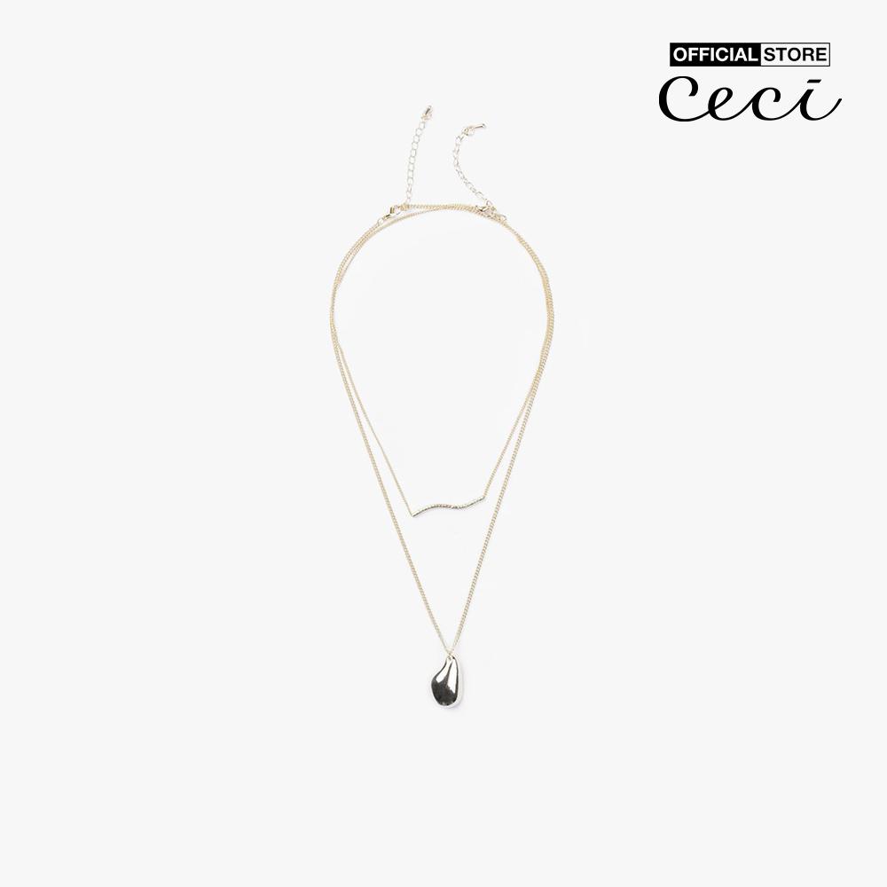 CECI - Set 2 dây chuyền nữ sợi mảnh thời trang CC4-02000115