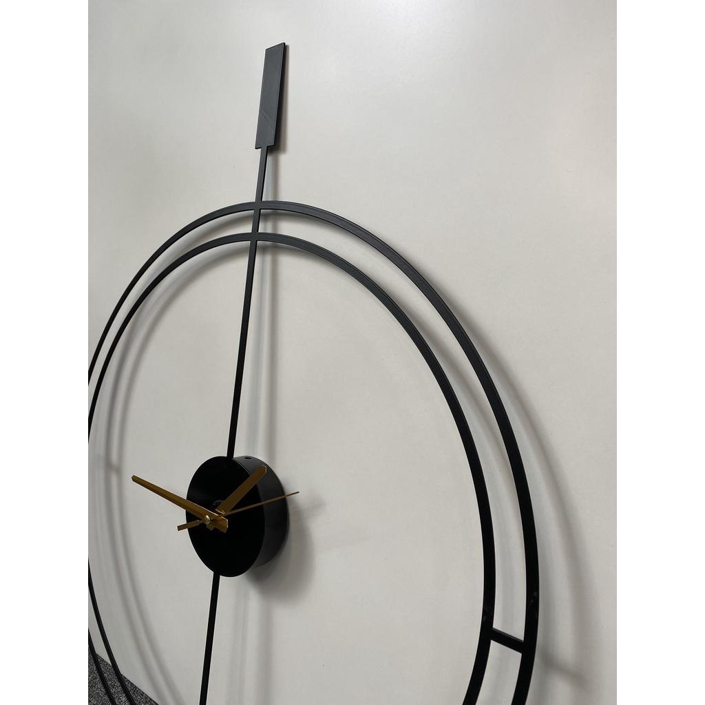 Đồng hồ treo tường Minimalist phong cách tối giản, kiểu dáng hiện đại, CNC Metal Wall Clock - Monomi C016