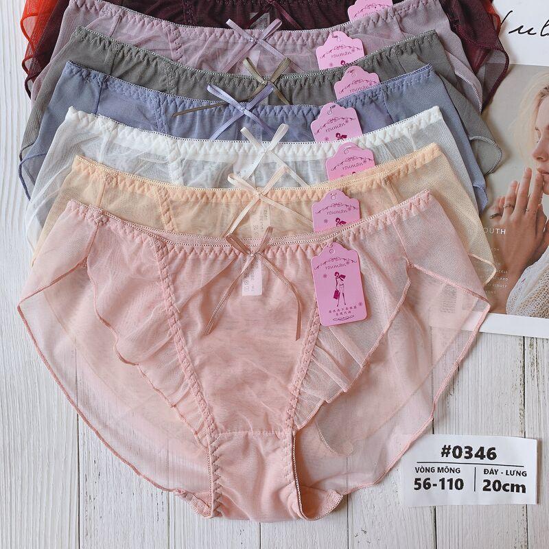 COMBO 10 QUẦN LÓT REN LƯỚI BÈO CAO CẤP