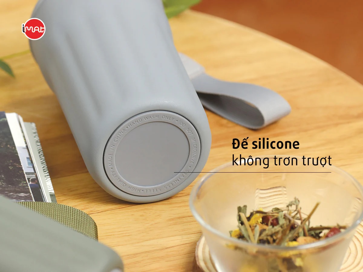 [Hàng chính hãng] Bình giữ nhiệt inox có phin lọc iMat 380ml / 500ml / 1200ml / 1500ml / 2000ml Dùng ủ, giữ nhiệt, sản phẩm làm Inox 304