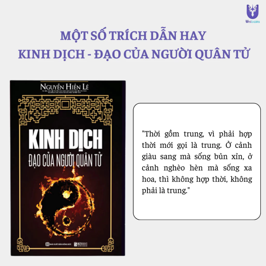 Sách - Kinh Dịch - Đạo Của Người Quân Tử - Nguyễn Hiến Lê - Tinh Hoa Của Cổ Học Trung Hoa
