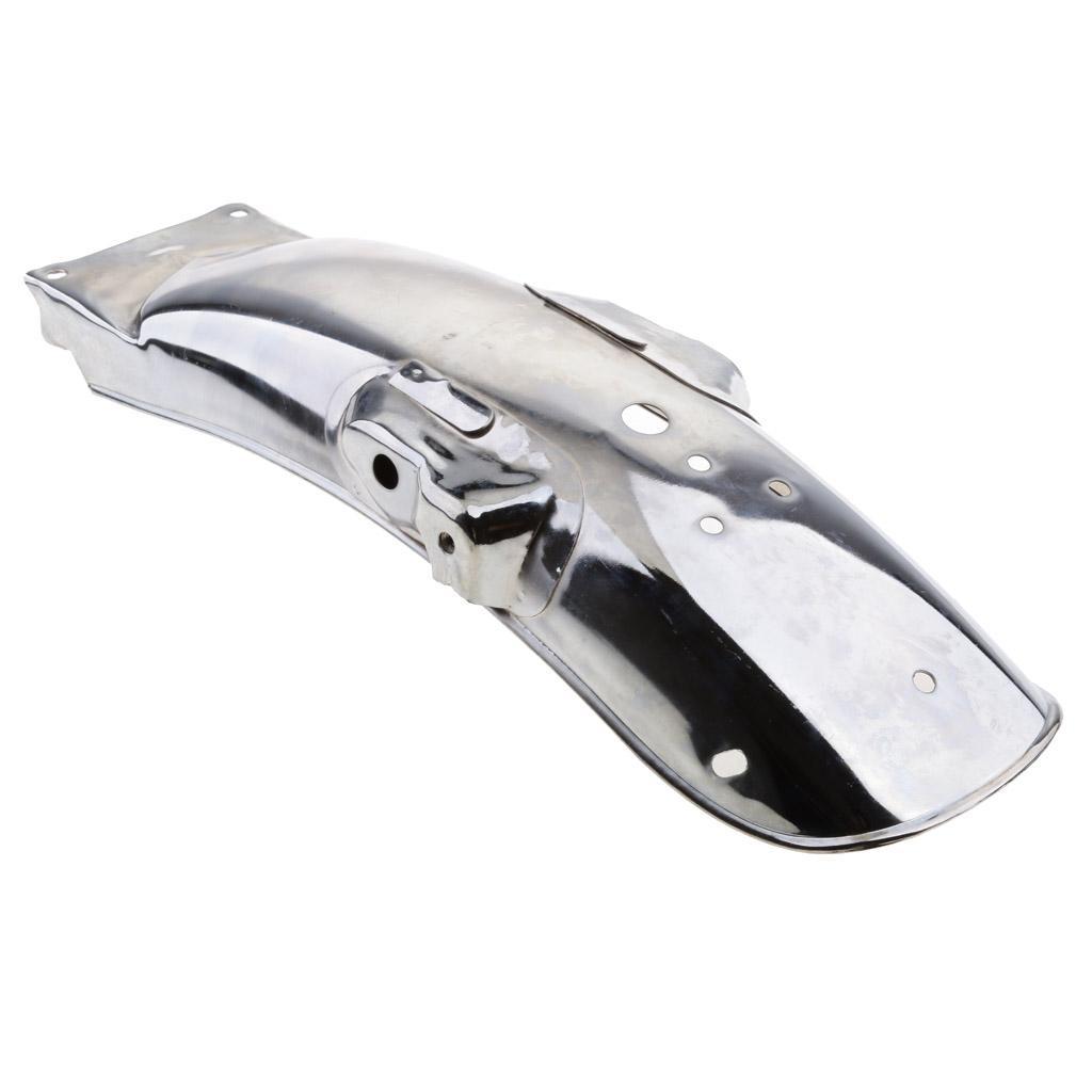 Motorcycle Front Rear Motorbike Mud Guard Set for CG125 Chrome
