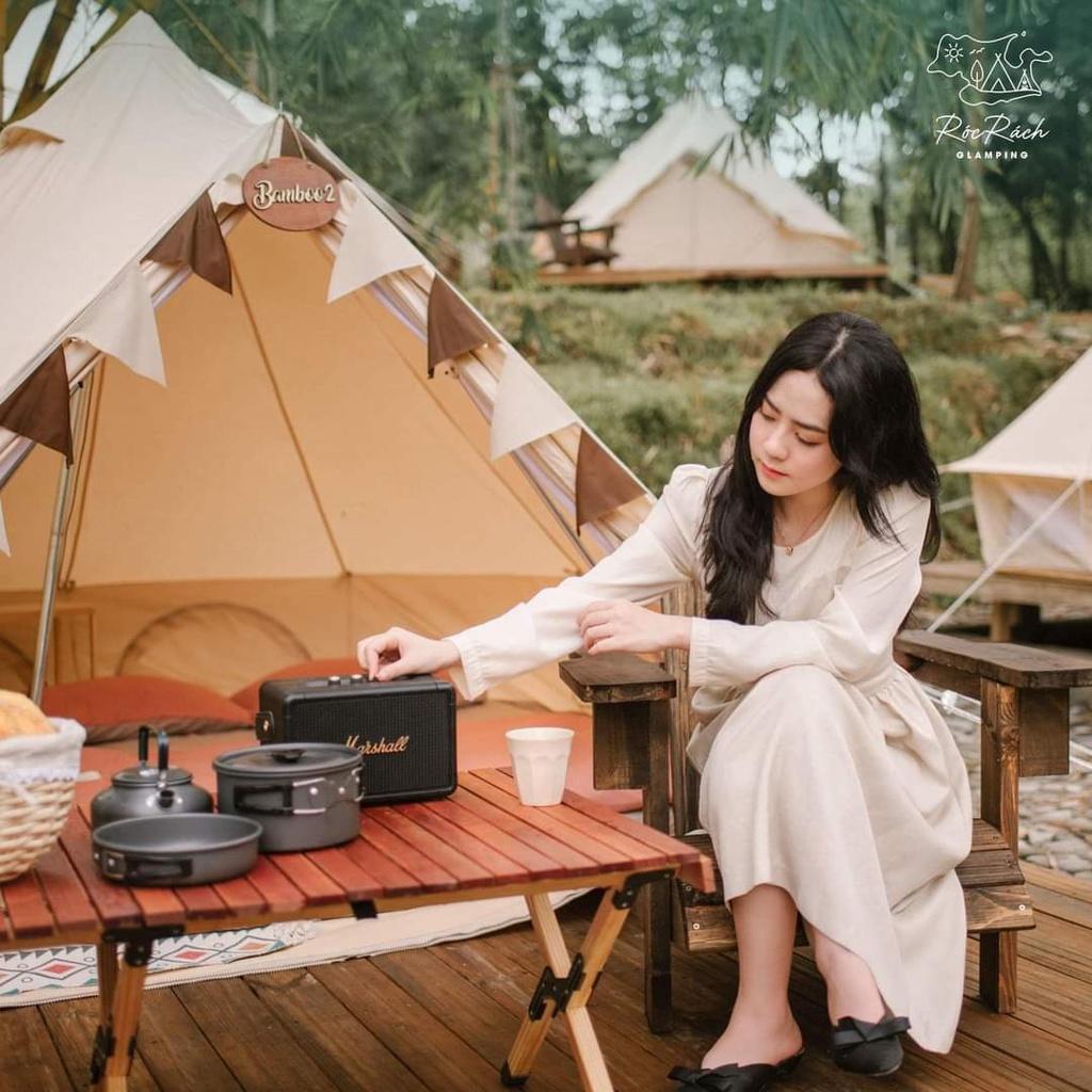 Dây cờ tam giác cắm trại vải màu nâu be, Lều Camping Picnic dây cờ dài 3,6m, trang trí Treo tường, Sinh nhật ngoài trời