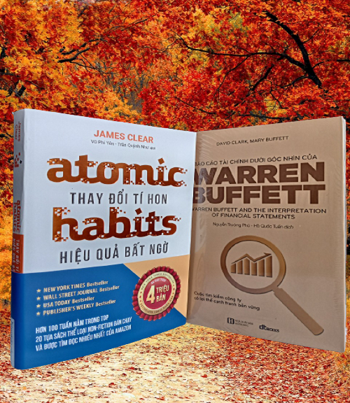 Combo 2 Quyển Atomic Habits - Thay Đổi Tí Hon Hiệu Quả Bất Ngờ + Báo Cáo Tài Chính Dưới Góc Nhìn Của Warren Buffett