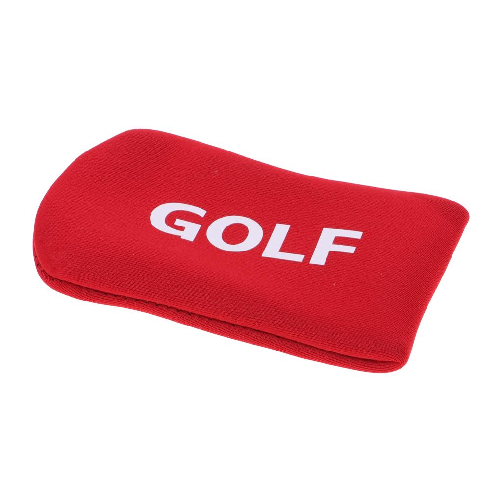 10pcs Neoprene Golf Iron Head Covers+1 Pcs Golf Putter Headcovers Set Red