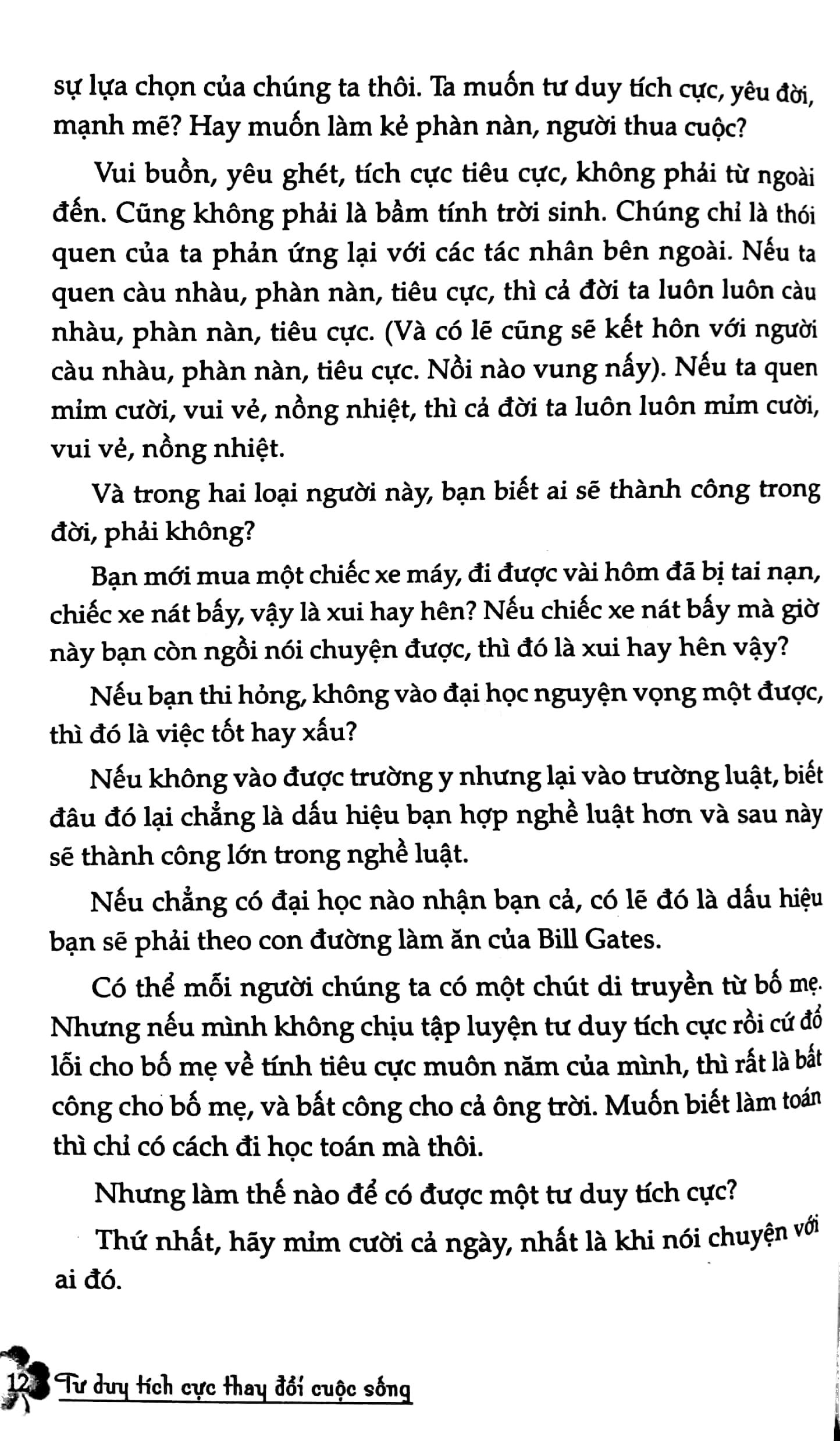 Tư Duy Tích Cực Thay Đổi Cuộc Sống (Tái Bản 2023)