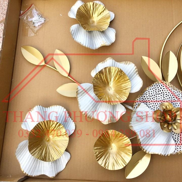Đồng Hồ Trang Trí Cành Hoa TP-077Y