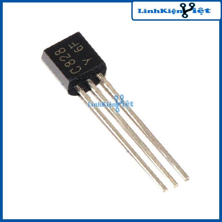 Hình ảnh C828 TO-92 transistor NPN 0,1a 25v