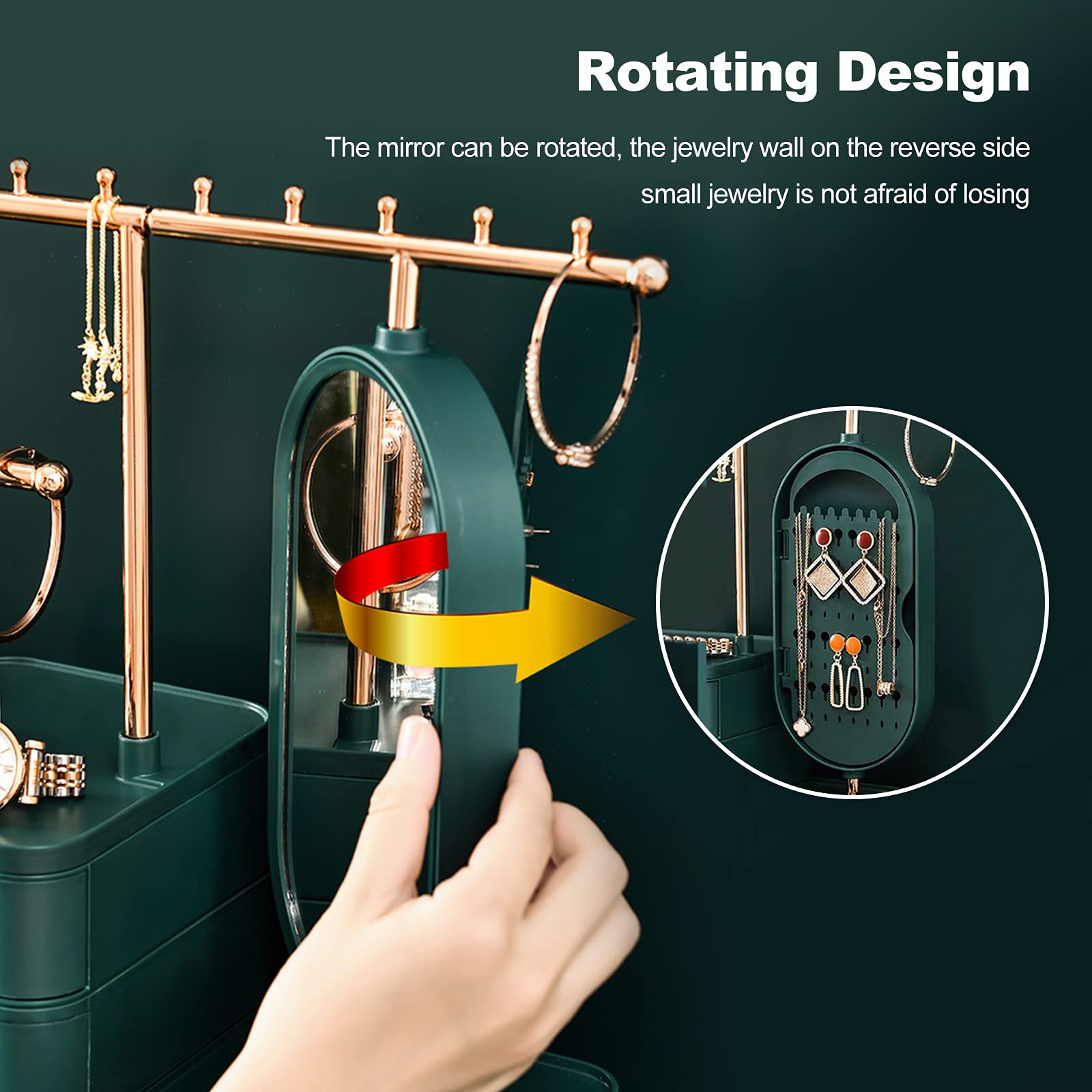Giá trưng bày đồ trang sức Galatée có gương