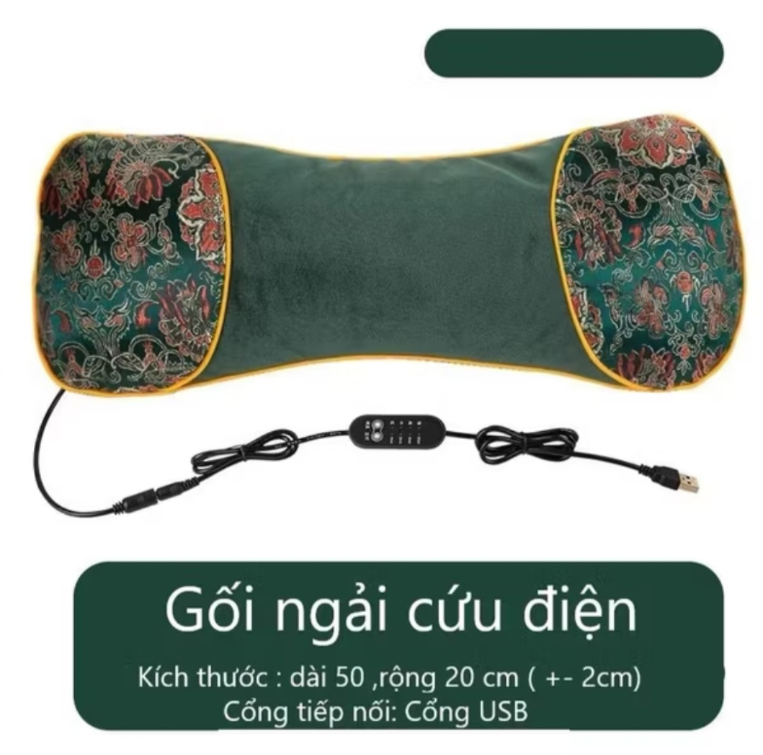 GỐI NGÃI CỨU XÔNG ĐIỆN GIÚP CẢI THIỆN SỨC KHỎE GIẤC NGỦ NGON HÀNG CHUẨN CHẤT LƯỢNG CHO MỌI GIA ĐÌNH