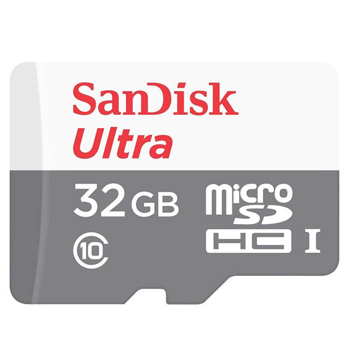 Thẻ nhớ SDHC Sandisk Ultra 32GB tốc độ 100MB/s UHS-I hàng chính hãng