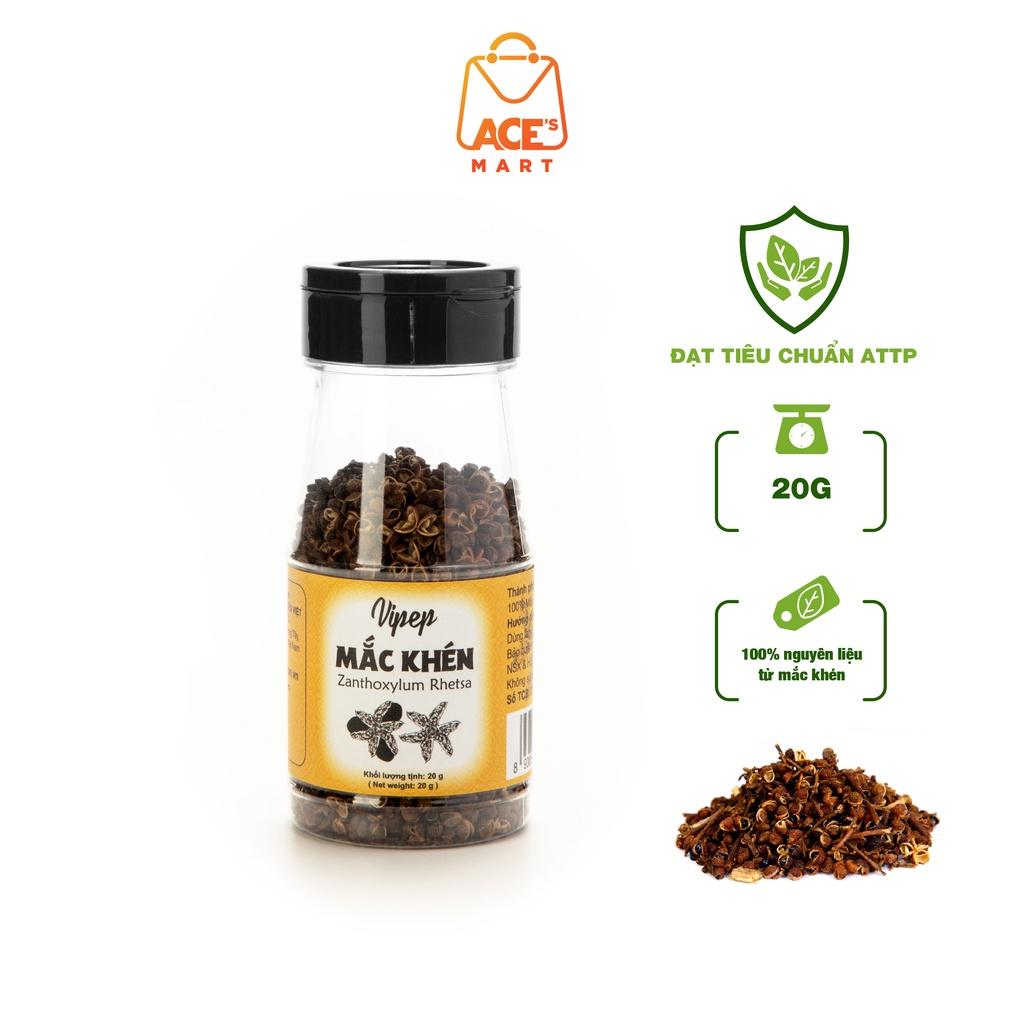 Mắc khén Vipep 20g - gia vị tẩm ướp thịt, khử tanh cá, nấu lẩu, vị đặc trưng như hạt tiêu, nổi tiếng vùng Tây Bắc