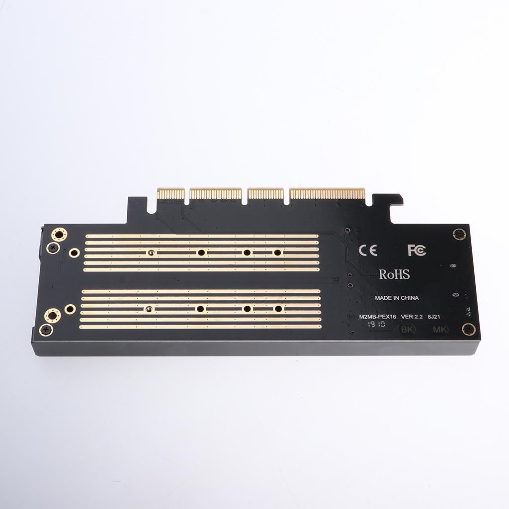 M.2 Add on Card   Turn PCIE3.0 Cooling Fan SSD Dual Interface