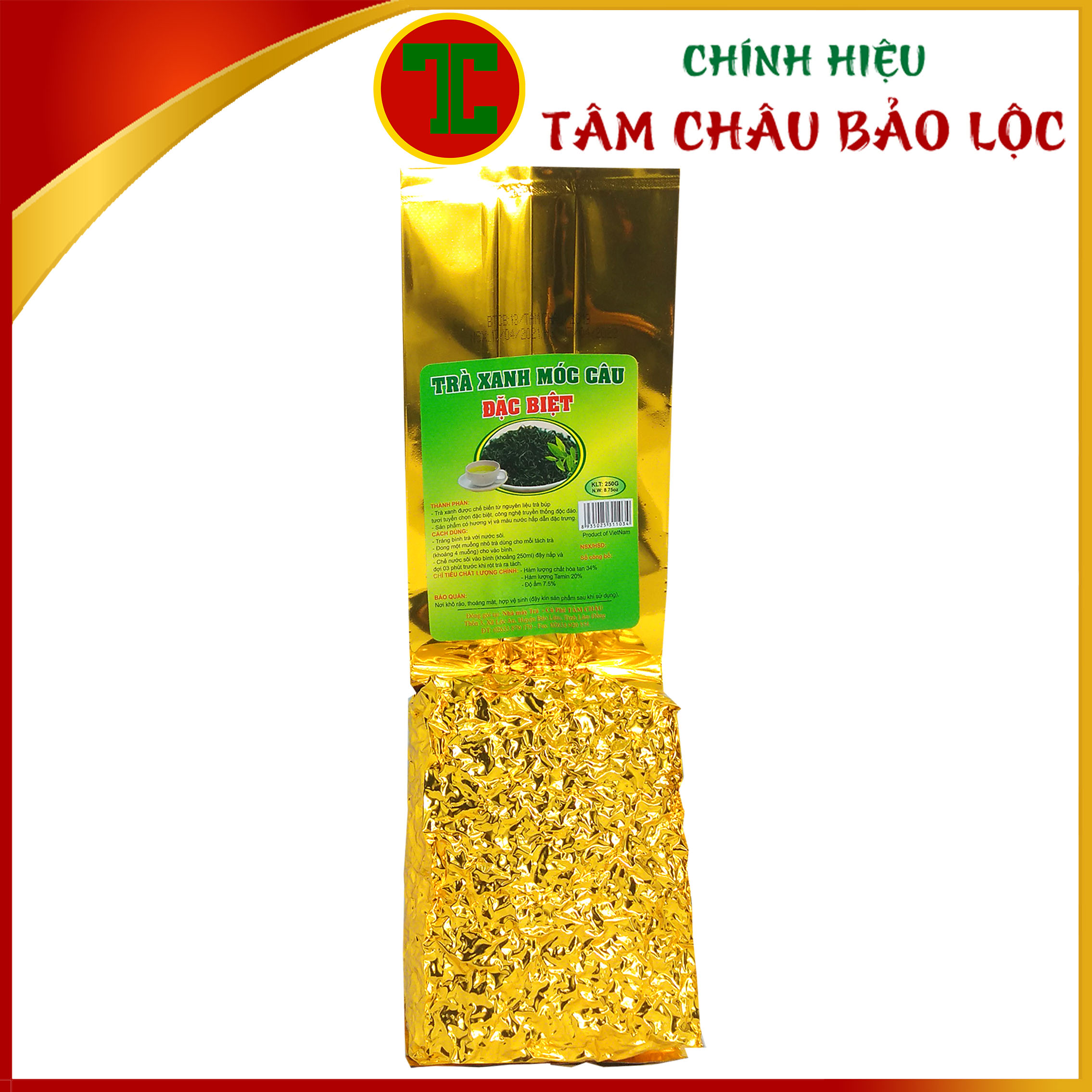 [TÂM CHÂU] Trà Xanh Móc Câu Đặc Biệt 250G