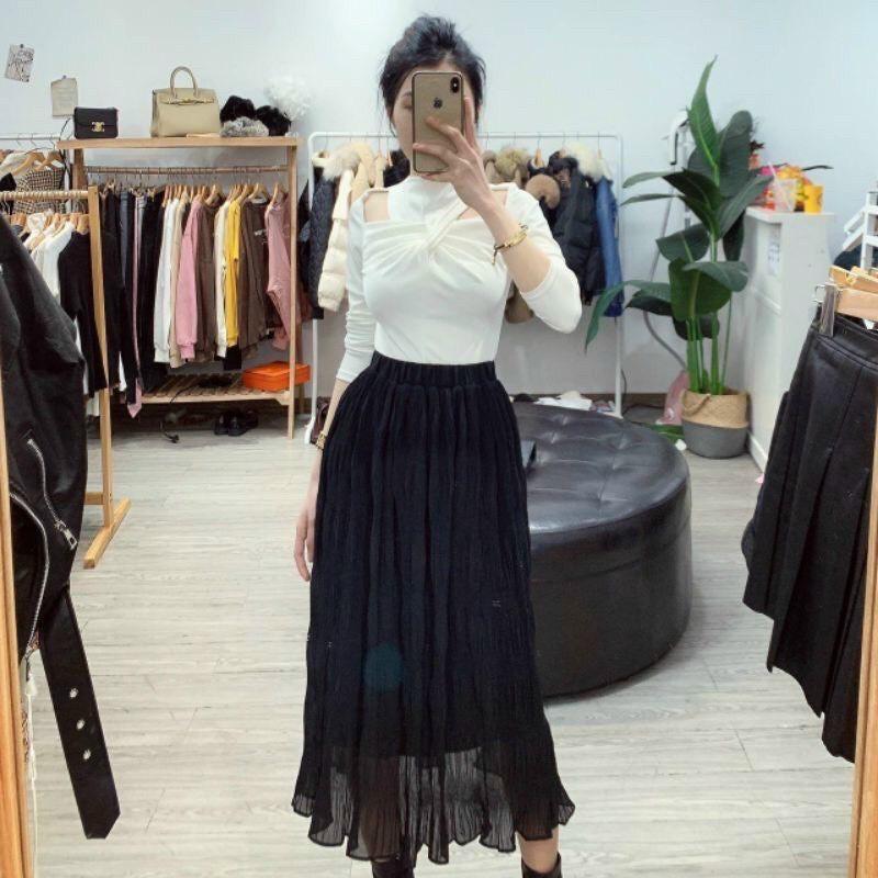 ÁO COTTON XOẮN NGỰC CUT OUT