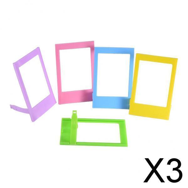3x5 Colors 3" Plastic Table Photo Frame for Fujifilm Instax Mini 9 8 8+ 7s 70