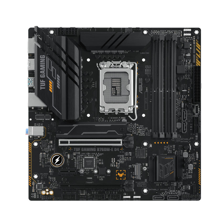 MainBoard ASUS TUF Gaming B760M-E DDR4 | Intel B760 | LGA 1700 | M-ATX | 4 Khe RAM - Hàng Chính Hãng