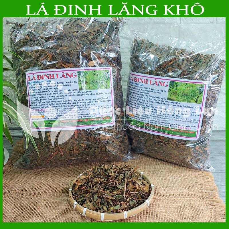 Lá Đinh Lăng khô loại 1 đóng gói 500gram