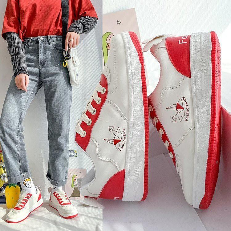 Giày trắng nữ hàn quốc, giày thể thao, giày thường, giày thể thao