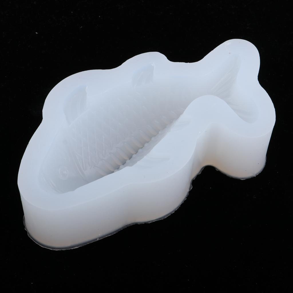 Fish Silicone Molds Mould for Soap, Ice Cube, Jello Shot, Chocolate, Polymer Clay, Plaster