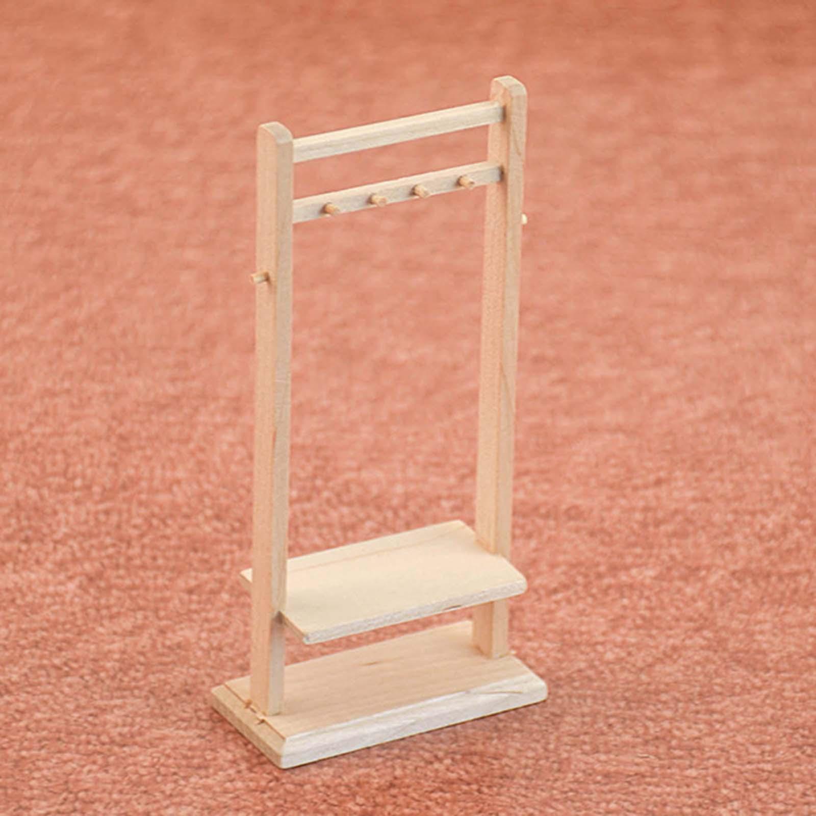 Doll Clothes Organizer Mini Furniture for Bedroom Decoration Micro Landscape