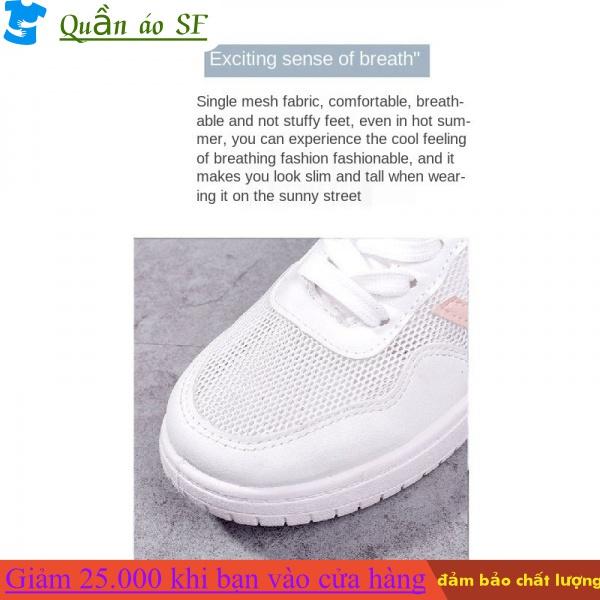 White Shoes Women's Shoes New All-Matching Hollow Breathable Mesh Canvas Sports Board Shoes Mesh Surface Shoes Thin oAPo