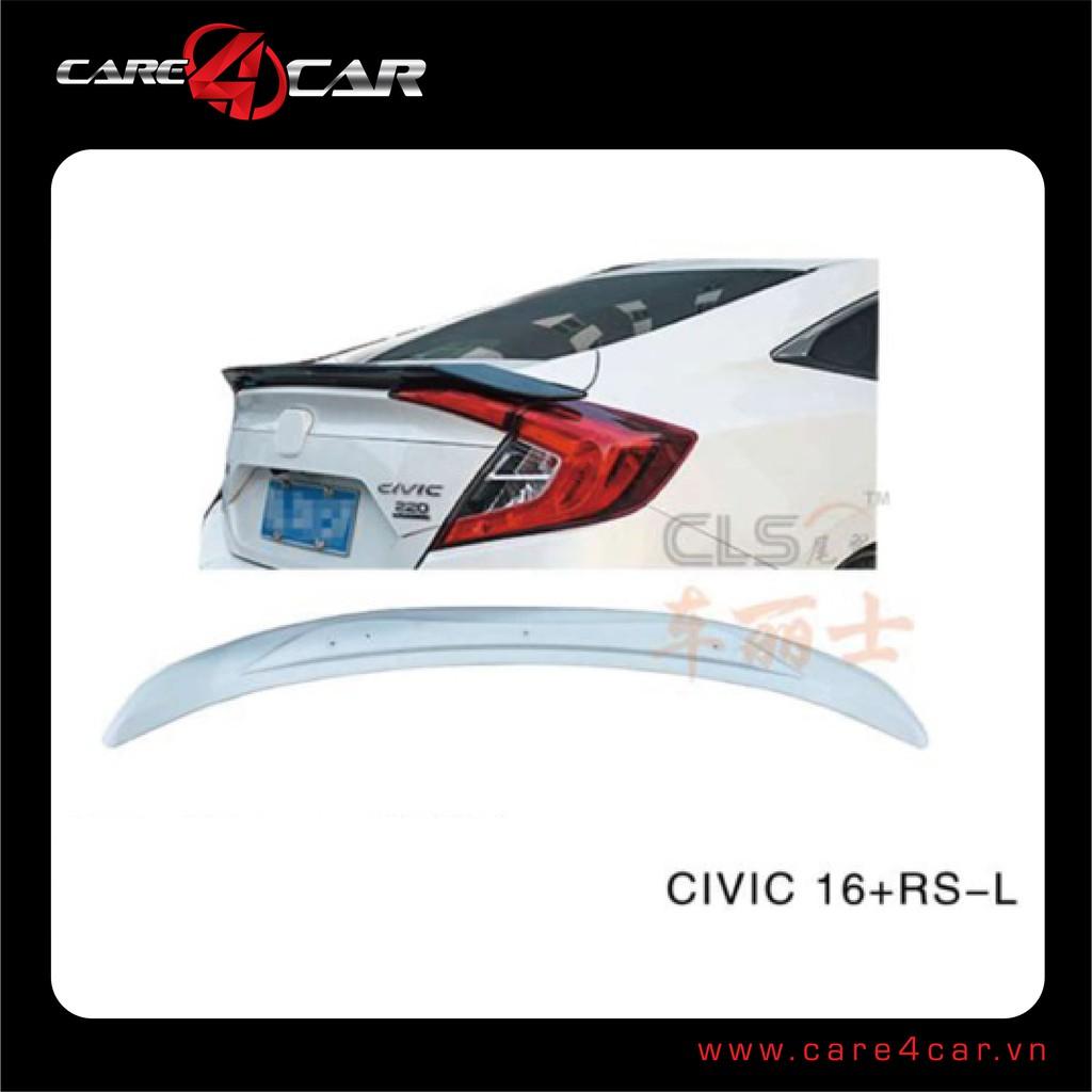 Đuôi lướt gió Civic 2016+ lip RS+L