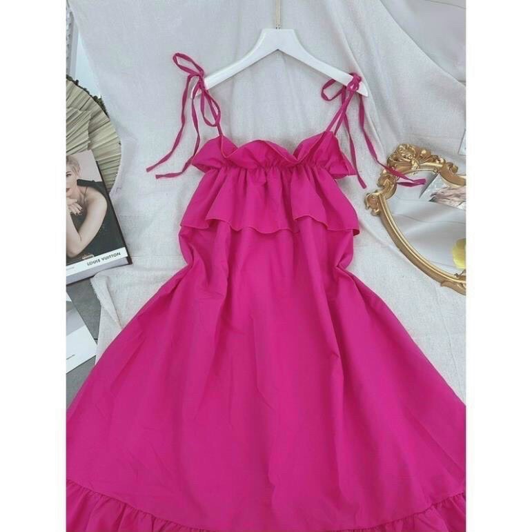 Đầm BABY DOLL DẬP LY FROM DÀI QUÁ ĐẸP :d :d :d 2 MÀU Y HÌNH